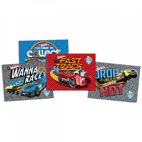 Gıpta Resim Defteri Spiralli 15 Yp 25x35 Hot Wheels 5437