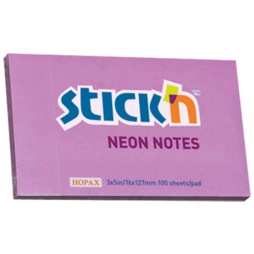 Gıpta Stıckn Not Kağ. Neon Mor 76x127 Mm 100 Y