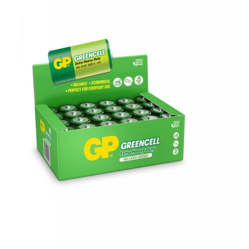 Gp Greencel R14 Orta Boy Çinko Pil 24lü Paket Gp14g-2s2