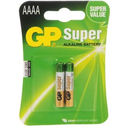 Gp aaaa 25a Alkalin İncenin İncesi Pil 2li Paket Gp25a-u2