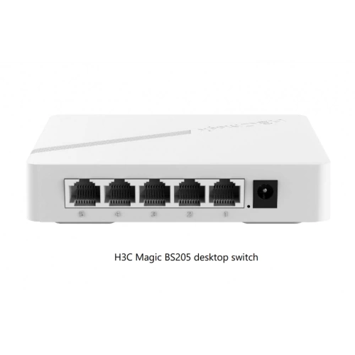 H3C Magic BS205, 5 Port, GigaBit, Yönetilemez, Masaüstü Switch