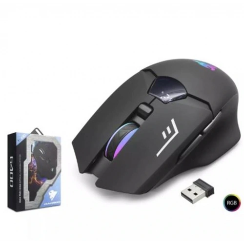Hadron G400 Bluetooth Oyuncu Mouse Type-c Port Şarjlı + Led Ekran Rgb 1600dpi Sessiz Siyah