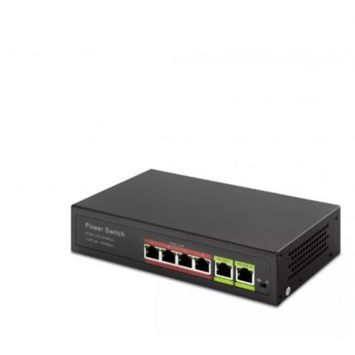 Hadron Hd04 Poe Swıtch 2uplınk 4+2 10-100 Mbps 4port