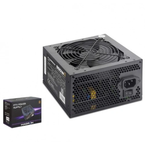 Hadron Hd424 Pc Power Supply Güç Kaynağı 650w 12 Cm Fan Atx 80 Plus Siyah