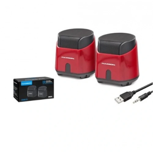 Hadron Hd6024r Speaker Pc Kırmızı 8.5-9-9 Cm