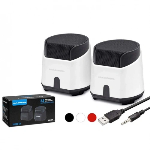 Hadron Hd6024w Speaker Pc Beyaz 8.5-9-9 Cm