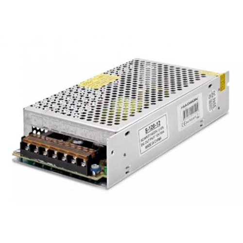 HADRON HD8203 METAL ADAPTÖR 12V 10A 20-10-4CM GÜMÜŞ