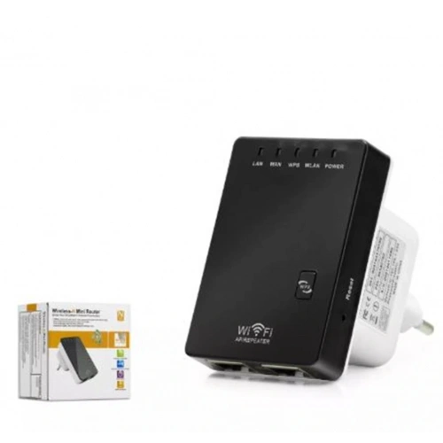 Hadron Hd9101 Wifi Repeater+ Router+Ap 300Mbps Siyah