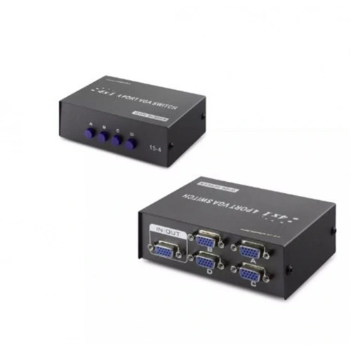 Hadron Hdx1329 4 Port Vga Switch 54Mhz 4Giriş 1Çıkış
