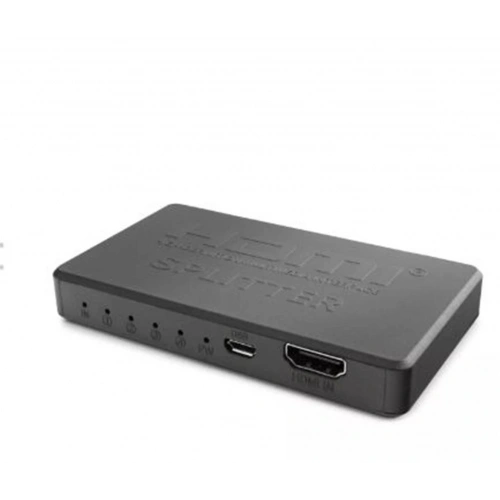 Hadron Hdx1372 Hdmi Splitter 4Port 4K-20 With Usb Power Cable