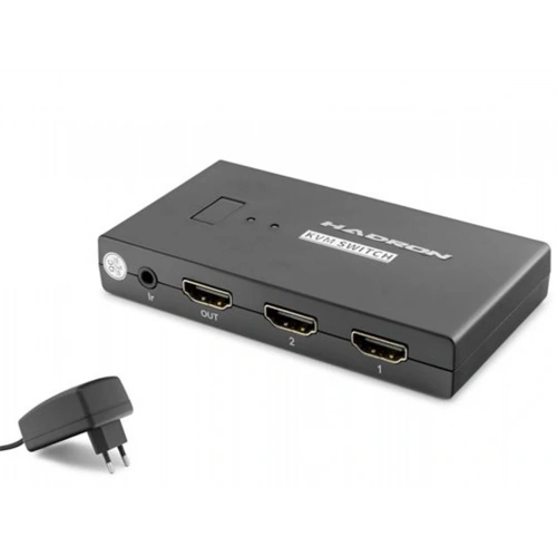Hadron Hdx1373 2 Port + 4-  Hdmi Kvm Switch Usb Hdmi Kablolu Siyah