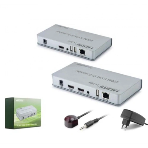 Hadron Hdx1424 Hdmı Kvm Ip Extender H.264 Loop Out Ir 1080p 60 Hz 200 M Gri