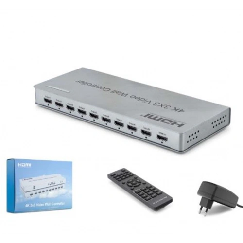 Hadron HDX1434 4K 9 Ekran HDMI Video Wall Controller Kumandalı