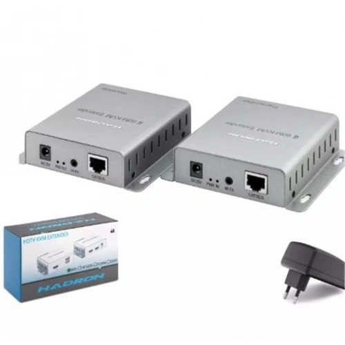 Hadron Hdx1600 Hdmı Kvm Extender 4k 30 Hz 60 M - Gümüş
