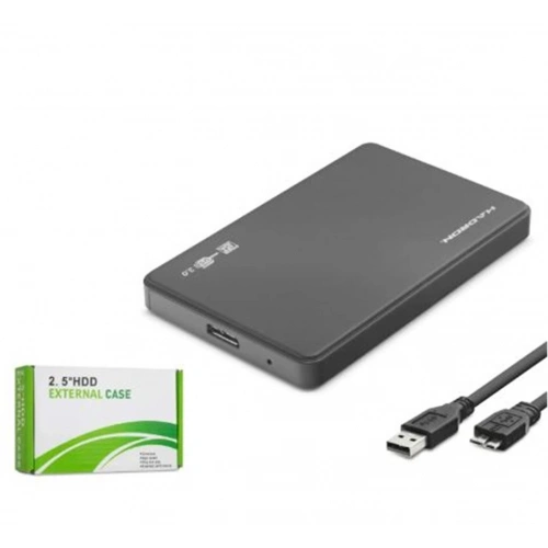 Hadron Hdx1752s 2.5 İnç Sata Hdd-ssd Harici Disk Kutusu Usb 3.0 Micro-b - Siyah