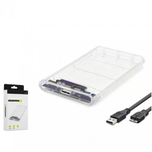 Hadron Hdx1760 Hdd Kutu Usb3.0 Plastik Sata 2.5 Transparent