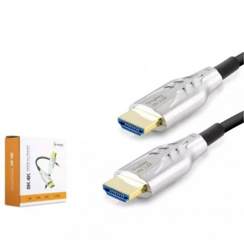 Hadron Hdx2047 Hdmı Kablo Pvc 8k 60hz 2.1v Optıc Od8.0 10m Siyah