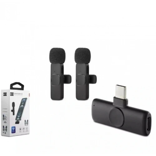 Hadron Hdx2789 Kablosuz Çift Yaka Mikrofonlu Type-c 20 Metre Erişilebilir