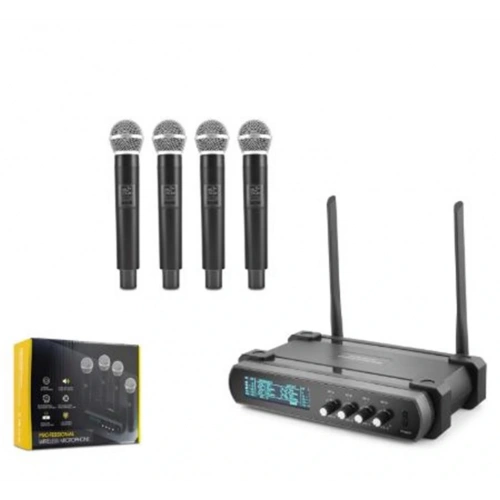 Hadron Hdx2792 Kablosuz 4-Mikrofon Vhf Siyah