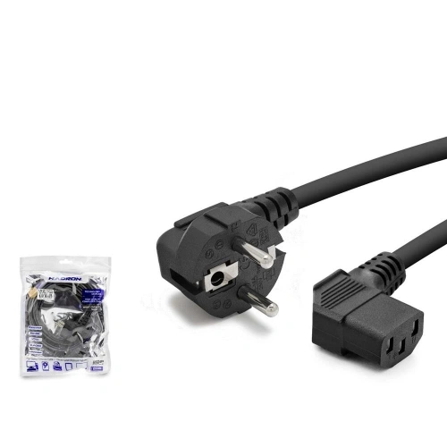 Hadron Hdx5555 1.8mt Power Kablo 42pin 1mm 500w L Tip  Siyah