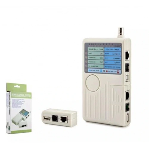 Hadron Hdx6505 Kablo Test Cihazı Rj11 + Rj45 + Bnc + Usb