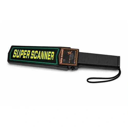 Hadron HDX6528 Super Scanner El Tipi Güvenlik Metal Dedektörü Siyah