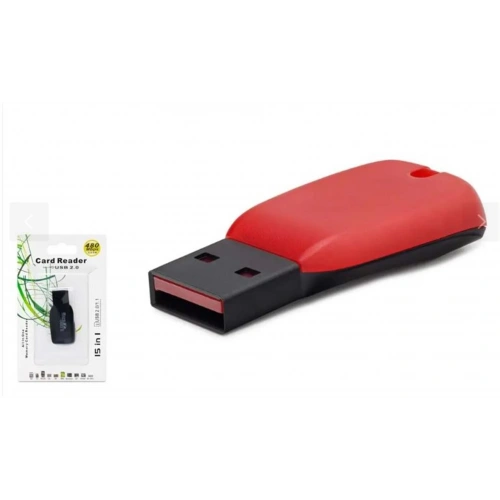 Hadron Hdx7011 Usb Kart Okuyucu Microsd Kırmızı