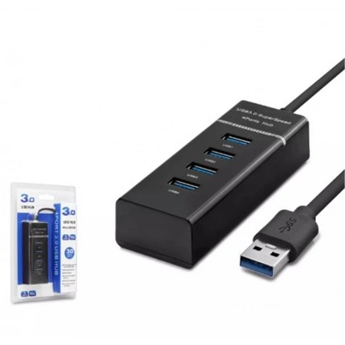 Hadron Hdx7017 Usb3.0 Hub 3-usb + Usb3.0 30cm Siyah