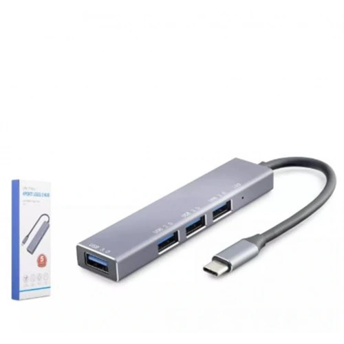 Hadron Hdx7043 Type-c Hub 4-usb3.0 Gri