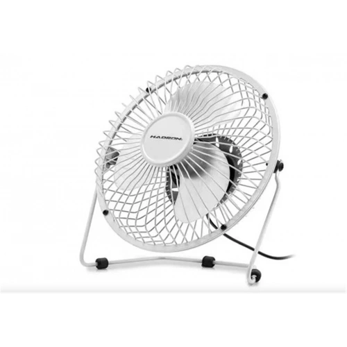 HADRON HDX7252 BEYAZ VANTİLATÖR USB METAL18CM