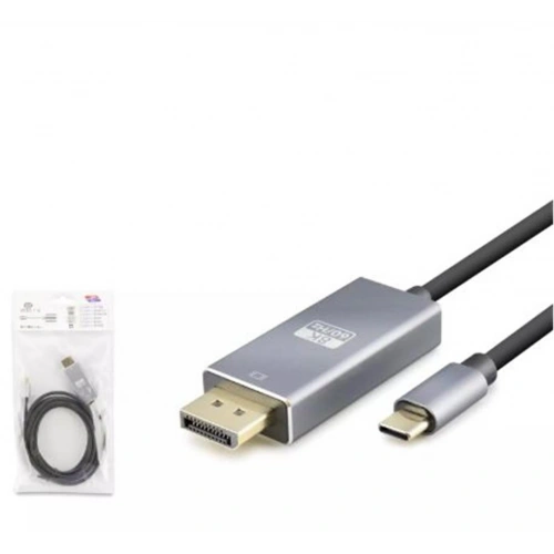 Hadron Hdx7859 Type-c To Dısplay Kablo 8k 60hz Pvc 1.8m Siyah