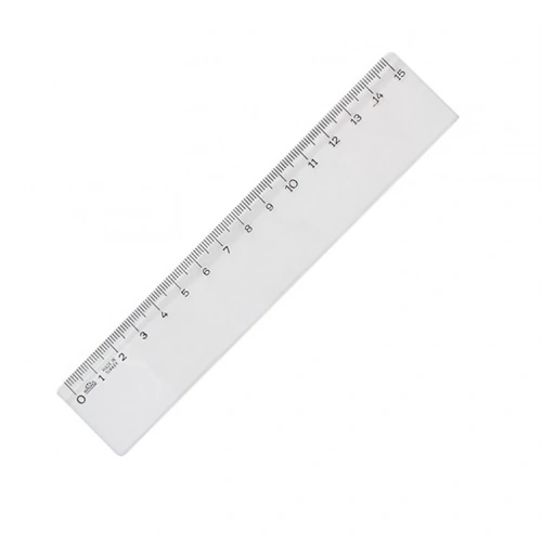 Hatas Geniş Plastik Büro Cetveli 15 Cm 00140