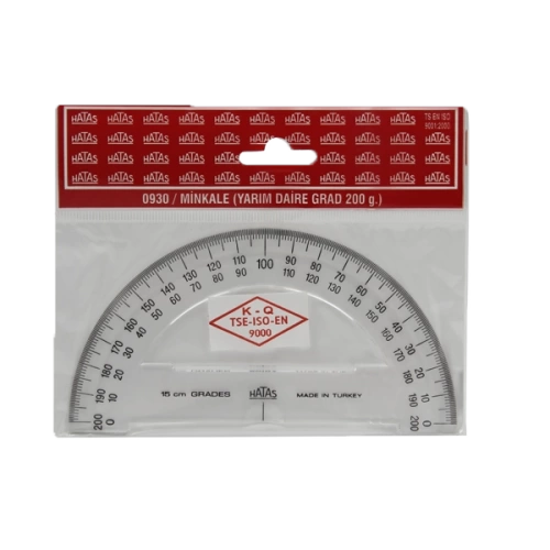 Hatas Minkale Plastik 200 Derece 15 CM 0930