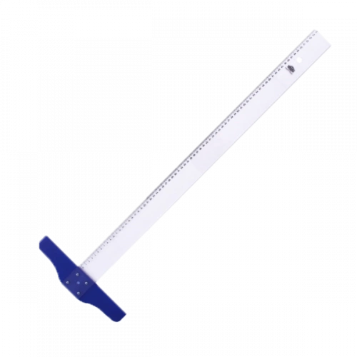 Hatas T Cetvel Mika Tekniker Plastik 75 CM 1030