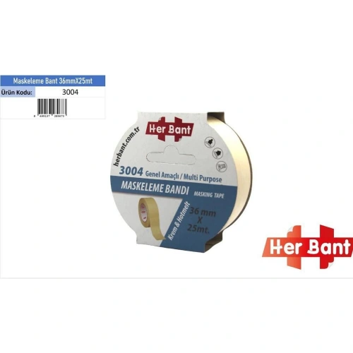 Her Bant Krepe (maskeleme) Bantı 36 Mmx25 Mt 3004