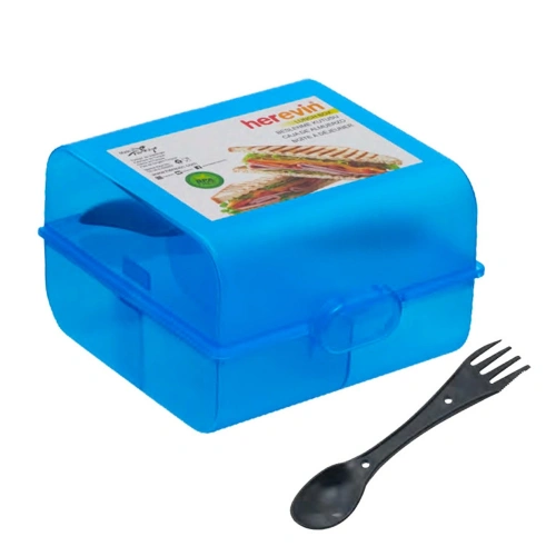 Herevin Beslenme Kutusu-naturel-pembe-mavi 161274-000