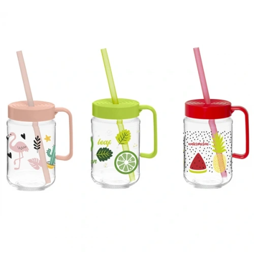 Herevin Karışık Desenli Kulplu Bardak-çrp 370 Cc 111761-001