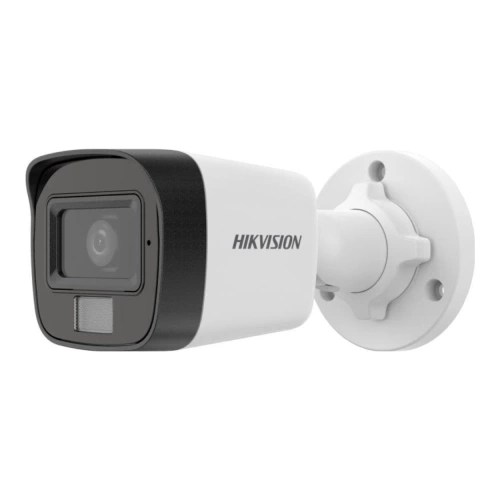 HIKVISION DS-2CD1021G2-LIUF 2Mpix, 2,8mm Lens,  H265+,20Mt Gece Görüşü, Hybrid Light, SD Kart,Dahili Mikrofon, PoE, Bullet IP Kamera