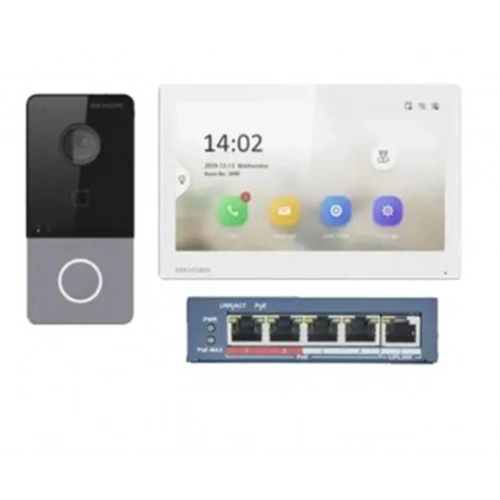 Hikvision Ds-kıs607-s İp Video İnterkom Kit