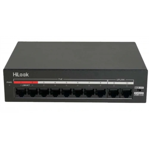 Hilook Ns-0110mp-60 8 Port Poe, 60w, +2 Port Megabit Uplink Switch
