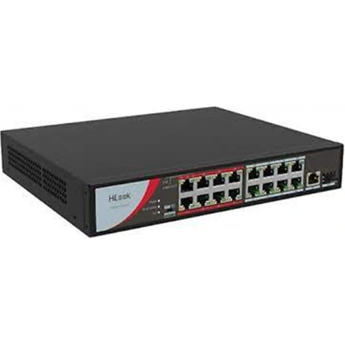 Hilook Ns-0318p-130(b) 16 Port 10-100 Poe Switch 1x1000 Mbps Rj45 Port, 1x1000 Mbps Sfp