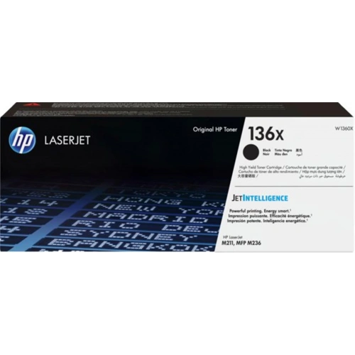 Hp 136x Black Siyah 2.600 Sayfa Toner W1360x