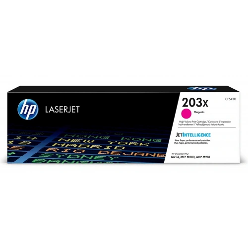Hp 203x Magenta Kırmızı Yüksek Kapasite 2.500 Sayfa Toner Cf543x