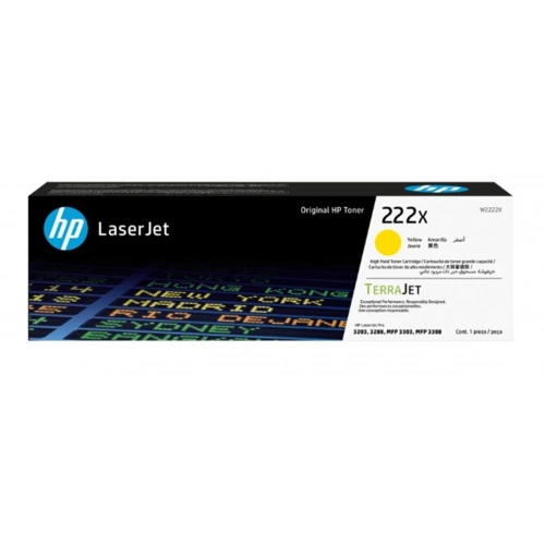 Hp 222x Yellow Sarı 2.500 Sayfa Toner W2222x
