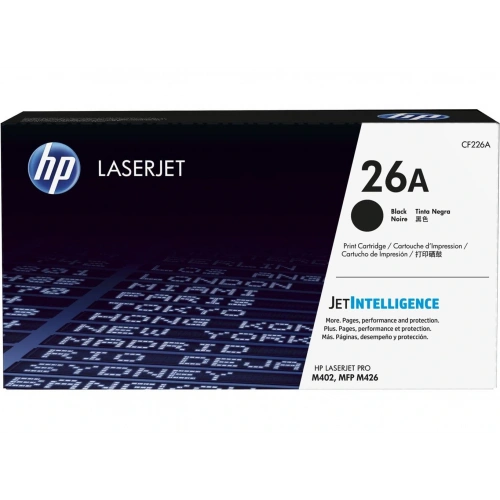 Hp 26a Black Siyah 3.100 Sayfa Toner Cf226a