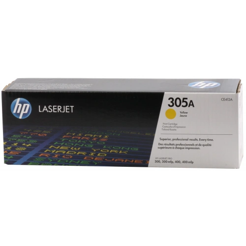 Hp 305a Yellow Sarı 2.600 Sayfa Toner Ce412a