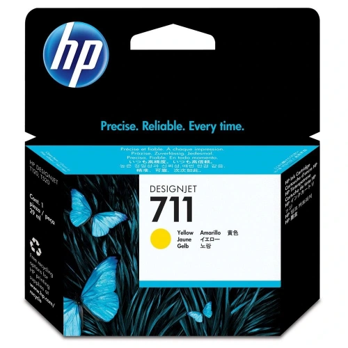 Hp 711 Yellow Sarı 29ml Plotter Kartuşu Cz132a