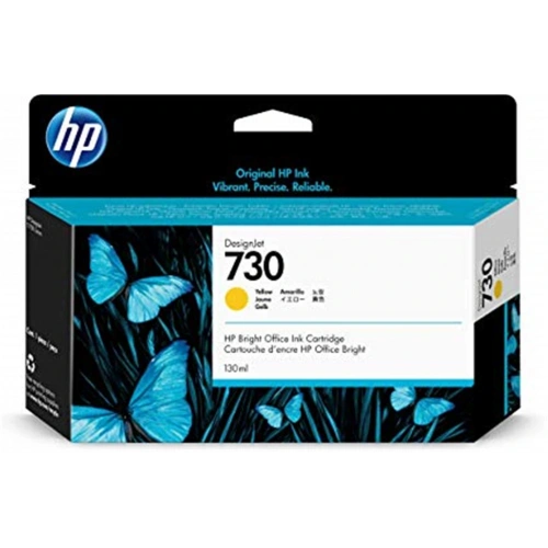 Hp 730 Yellow Sarı 130 Ml Plotter Kartuşu P2v64a
