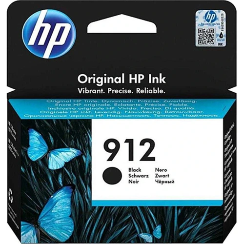 Hp 912 Black Siyah Kartuş 3yl80a