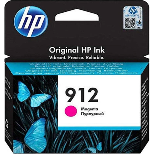 Hp 912 Magenta Kırmızı Kartuş 3yl78a